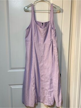 Old Navy Lilac Sleeveless Midi Dress